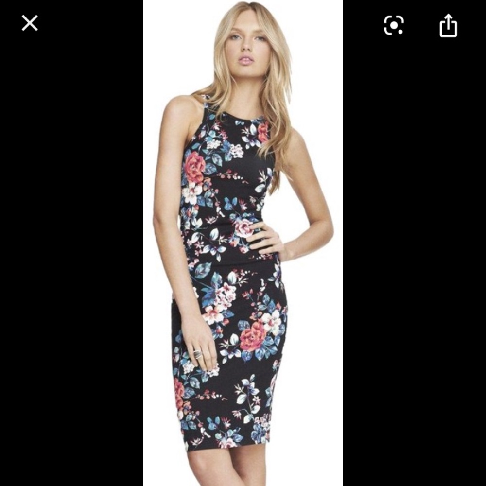 Floral midi dress